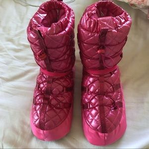 Capeizo Pink Sparkle Ballet Booties